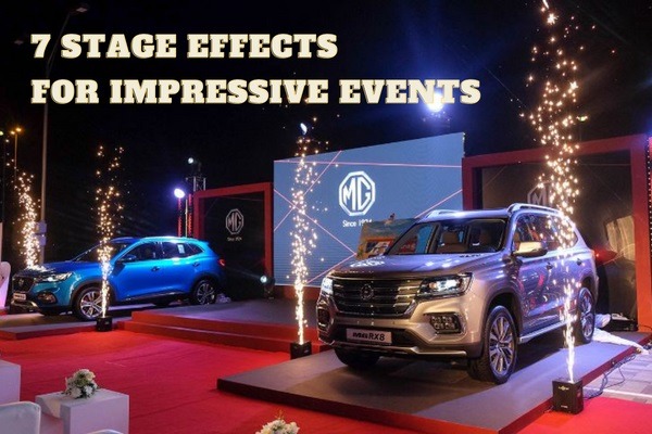 Choose Among These 7 Special Effects To Make Your Event Memorable!